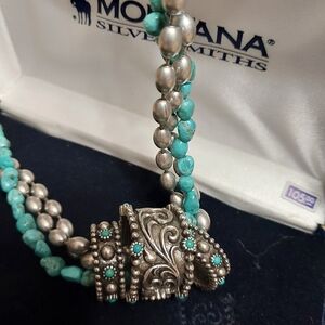 MONTANA SILVERSMITHS NECKLACE & EAR RING SET